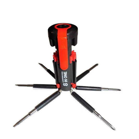 8 in 1 Multi-Function Screwdriver Kit with LED Portable Torch - infinityexculsivestore.com