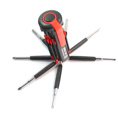 8 in 1 Multi-Function Screwdriver Kit with LED Portable Torch - infinityexculsivestore.com