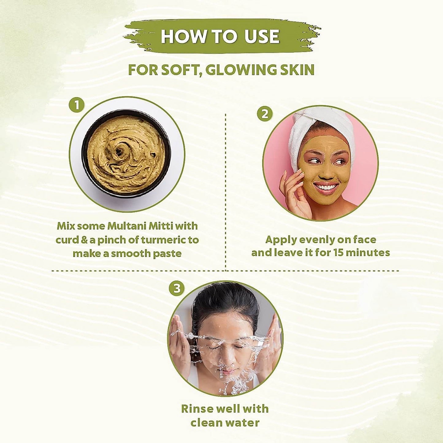 80gram Herbal Tan Removing Multani Mitti Face Pack For Skin Care Age Group - infinityexculsivestore.com