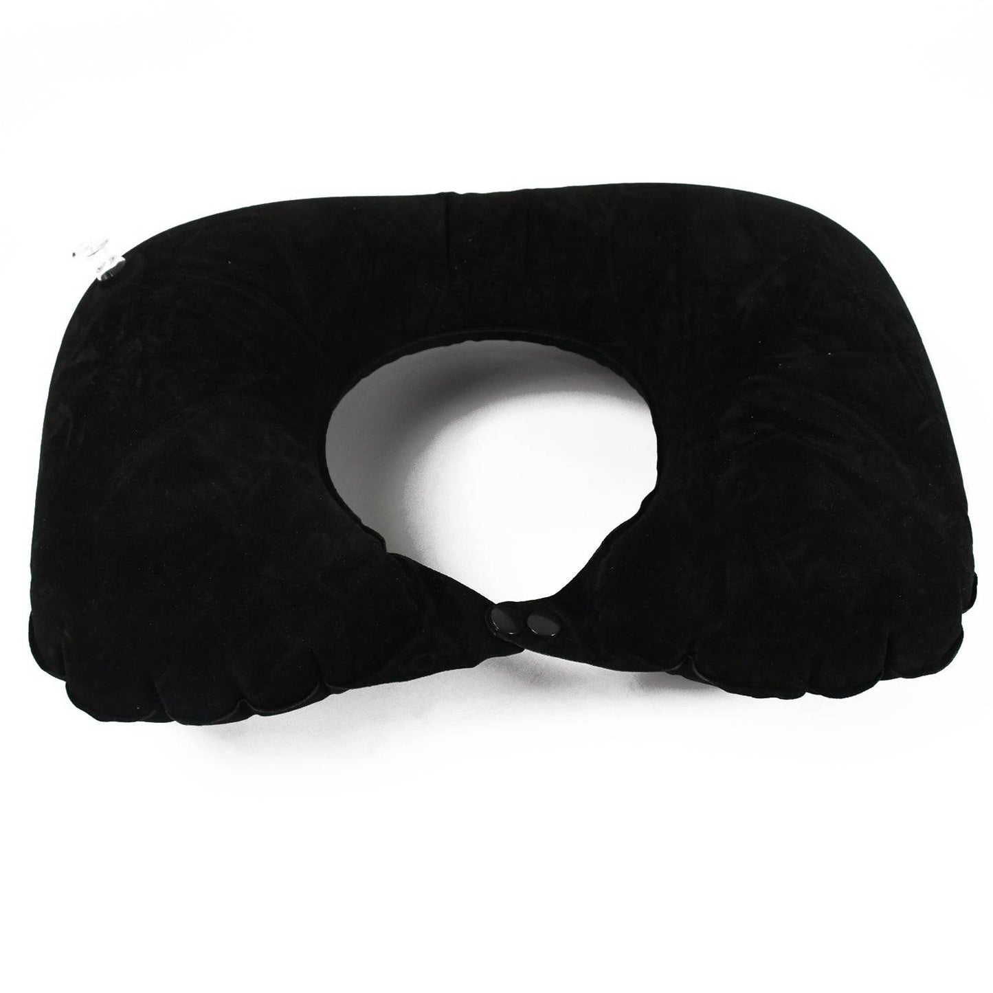 8512 3 in 1 Comfortable Travel Sleeping Kit, Neck Pillow, Eye Mask & Ear Plug Set Inflatable Plane Sleeping Pillow Head Neck Support Pillows for Travel Airplane Office, Black - infinityexculsivestore.com