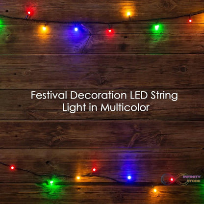 8Mtr Home Decoration Diwali & Wedding LED Christmas String Light (30L 8 Mtr) - infinityexculsivestore.com