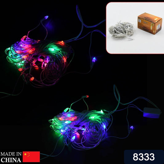 8Mtr Home Decoration Diwali & Wedding LED Christmas String Light Indoor and Outdoor Light (28L 8mtr) - infinityexculsivestore.com