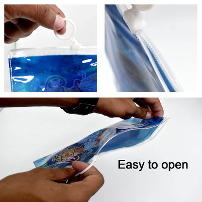 8Pcs Mobile Accessories Combo In Zip Printed Pouch Bag - infinityexculsivestore.com