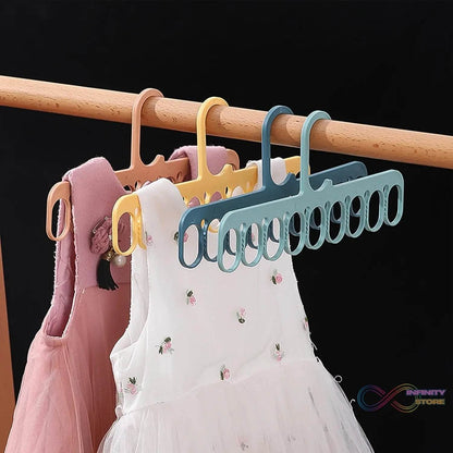 9-Hole Clothes Hangers Organizer Multifunction Hanger (1 Pc) - infinityexculsivestore.com