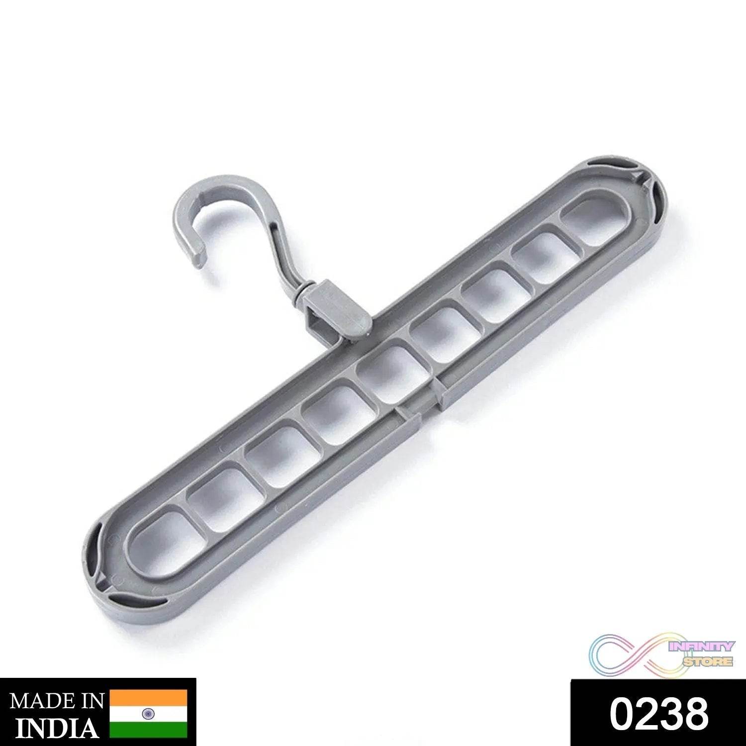 9 Hole Plastic Hanger Hanging hook Indoor Wardrobe Clothes Organization Storage Balcony Windowsill Suit Racks - infinityexculsivestore.com
