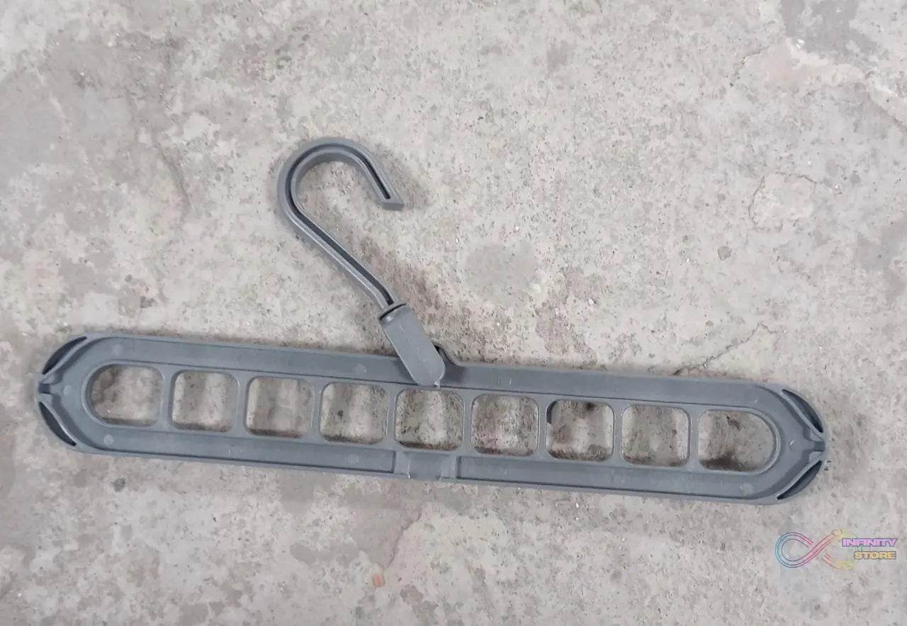9 Hole Plastic Hanger Hanging hook Indoor Wardrobe Clothes Organization Storage Balcony Windowsill Suit Racks - infinityexculsivestore.com