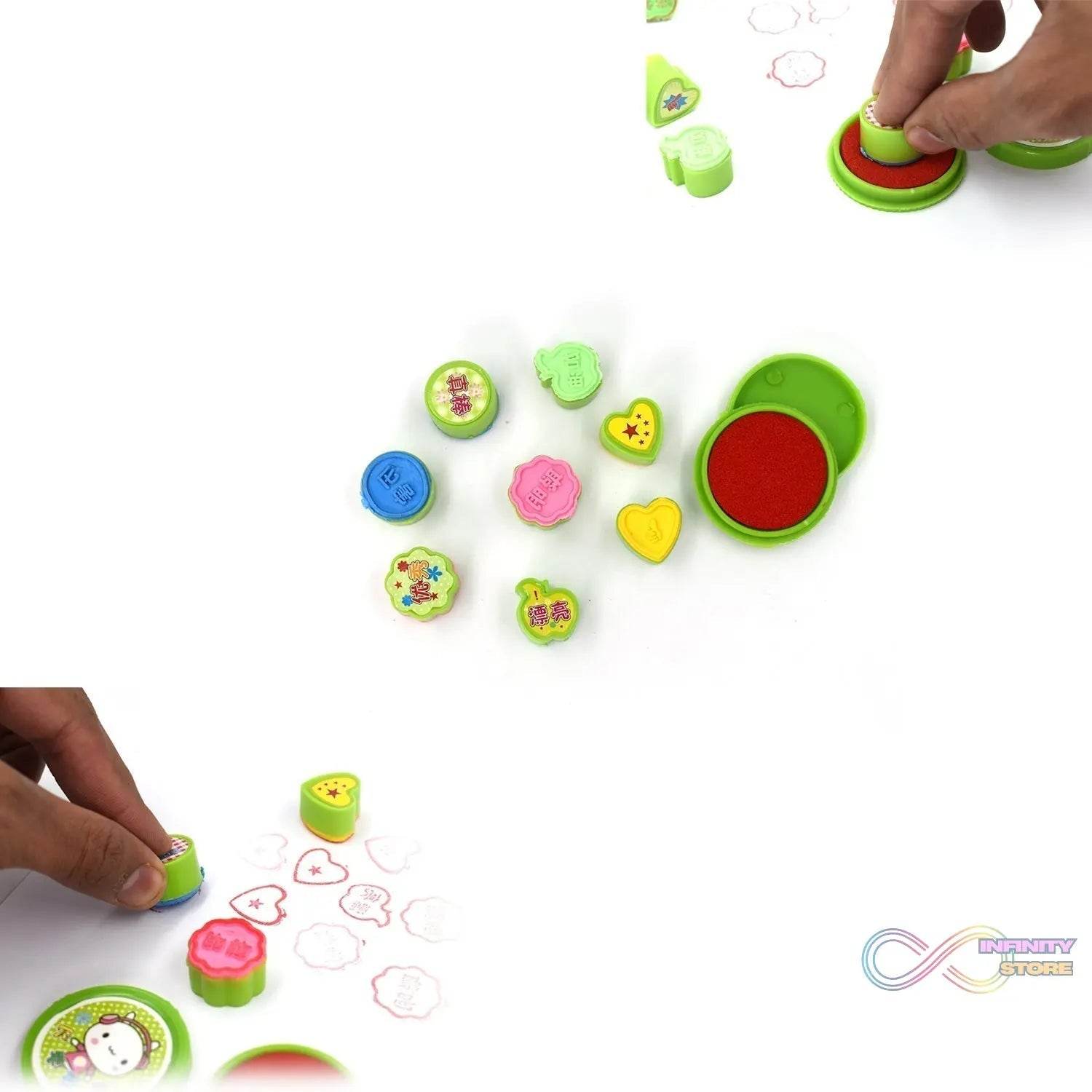 9 Pc Stamp Set for Kids, Play & Fun - infinityexculsivestore.com
