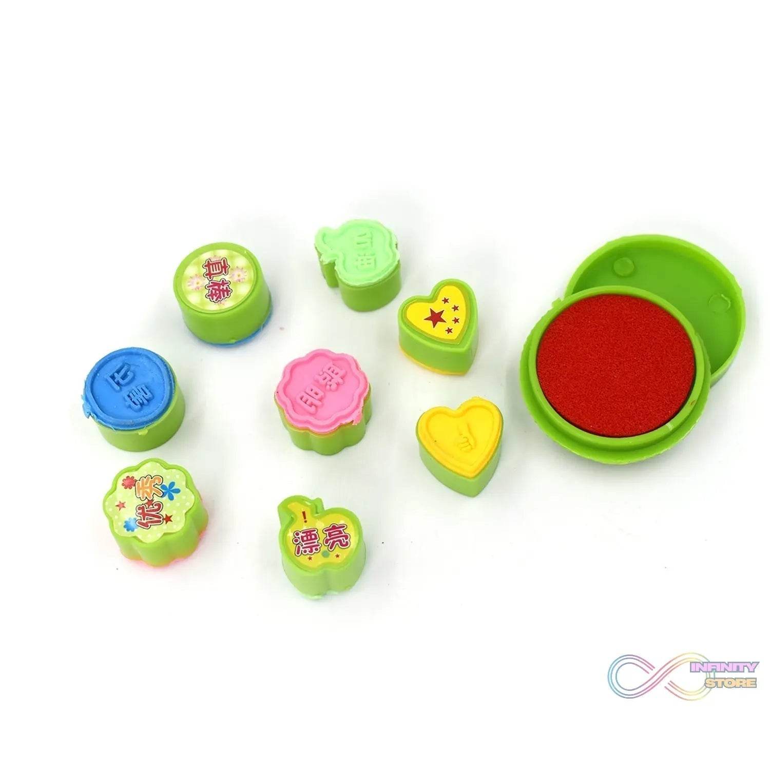 9 Pc Stamp Set for Kids, Play & Fun - infinityexculsivestore.com