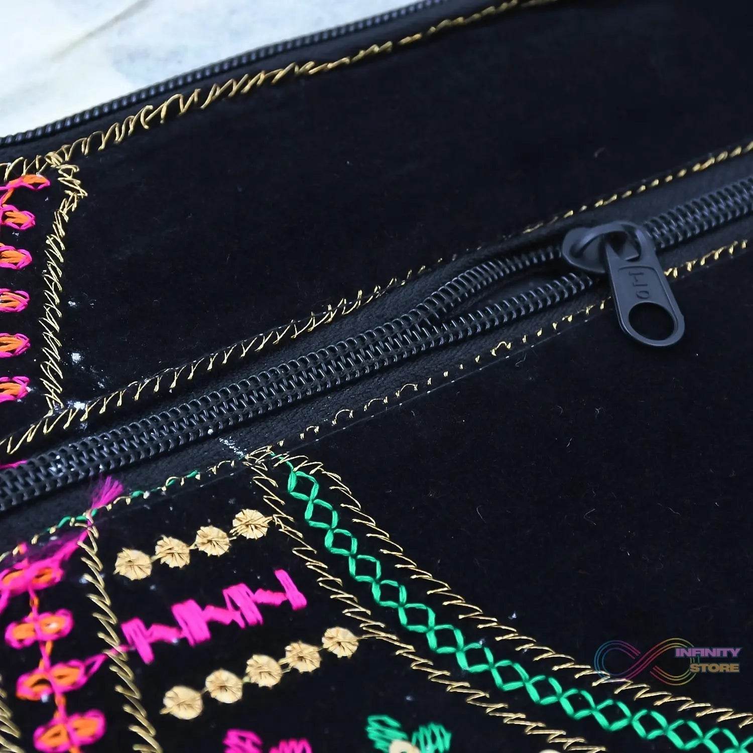 9 inch Handcrafted Cotton Embroidered Shoulder Bag for Girls & women (1 Pc) - infinityexculsivestore.com