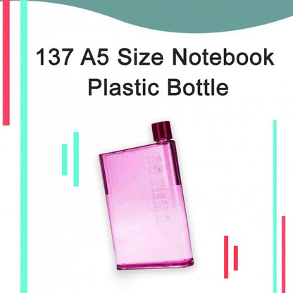 A5 Size Notebook Plastic Bottle (Any Color) - infinityexculsivestore.com