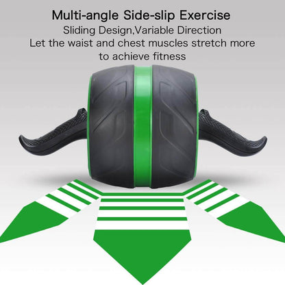 AB Carver Pro Roller, Core Workout Abdominal Stomach Muscle Fitness Exercise Training Equipment with Knee Mat Perfect Wheel Trainer for Man, Woman Body building, Home Gym - infinityexculsivestore.com