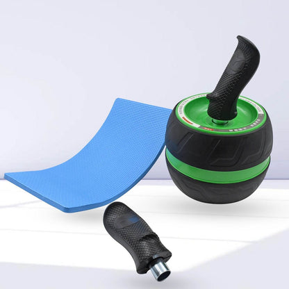 AB Carver Pro Roller, Core Workout Abdominal Stomach Muscle Fitness Exercise Training Equipment with Knee Mat Perfect Wheel Trainer for Man, Woman Body building, Home Gym - infinityexculsivestore.com