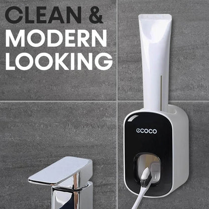 ABS Automatic Toothpaste Dispenser Space Saving for Home Bath Accessory (1 Pc) - infinityexculsivestore.com