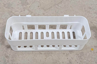 ABS Plastic Shower Corner Caddy Basket Shelf Rack with Wall Mounted Suction Cup for Bathroom Kitchen - infinityexculsivestore.com