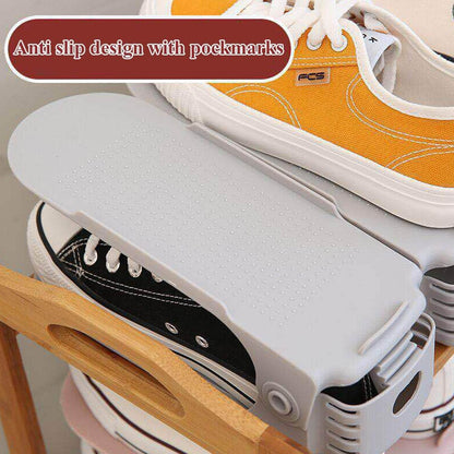 ADJUSTABLE FOLDING SHOE SLOTS ORGANIZER. - infinityexculsivestore.com