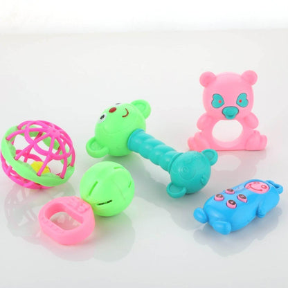 AT38 5Pc Rattles Baby Toy and game for kids and babies for playing and enjoying purposes. - infinityexculsivestore.com