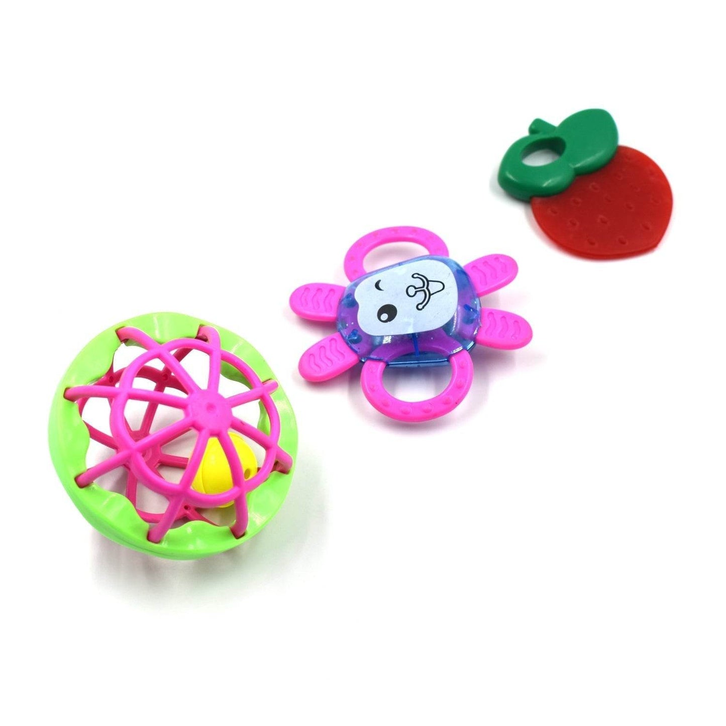 AT39 3Pc Rattles Baby Toy and game for kids and babies for playing and enjoying purposes. - infinityexculsivestore.com