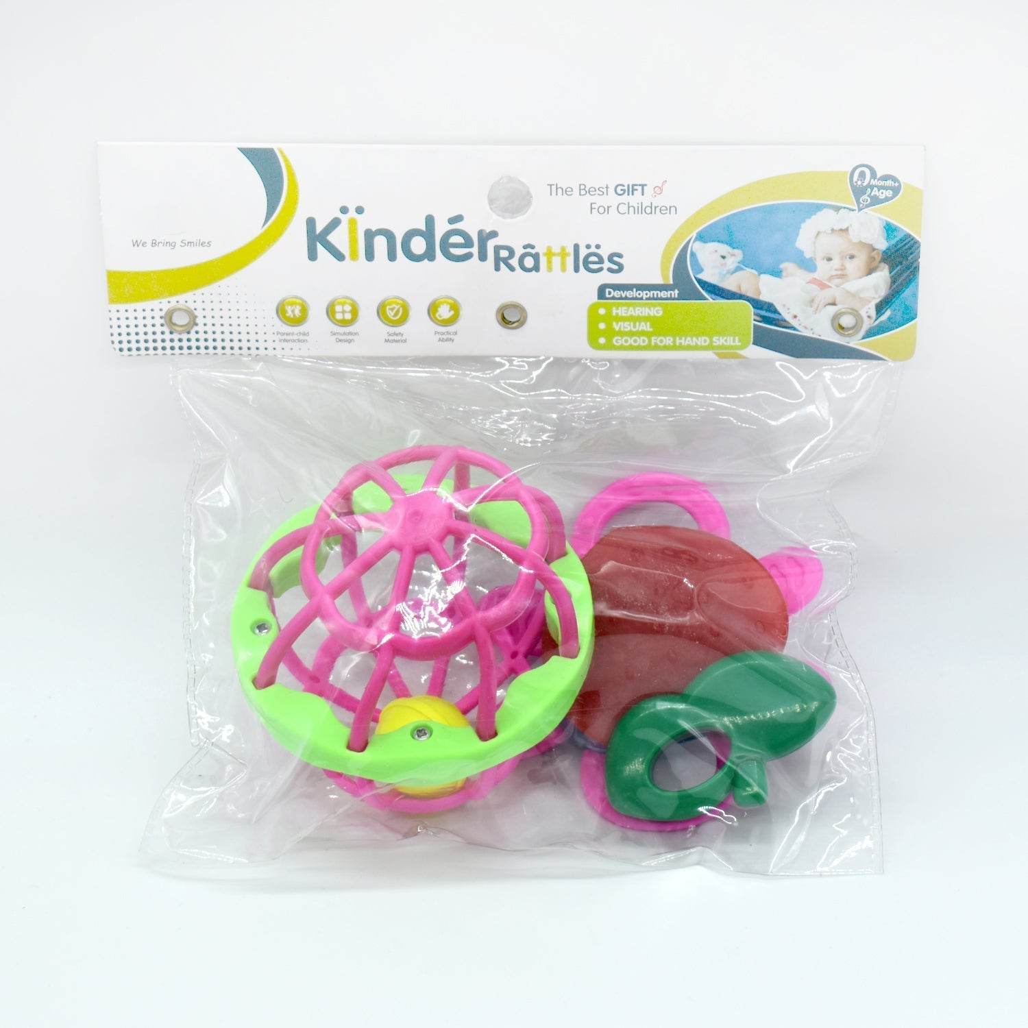 AT39 3Pc Rattles Baby Toy and game for kids and babies for playing and enjoying purposes. - infinityexculsivestore.com