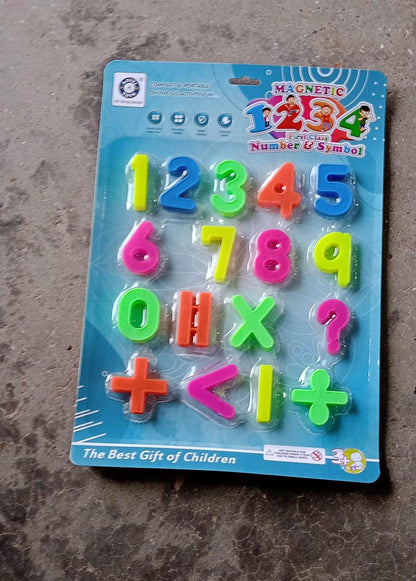 AT42 Magnetic Number Symbol Baby Toy and game for kids and babies for playing and enjoying purposes. - infinityexculsivestore.com