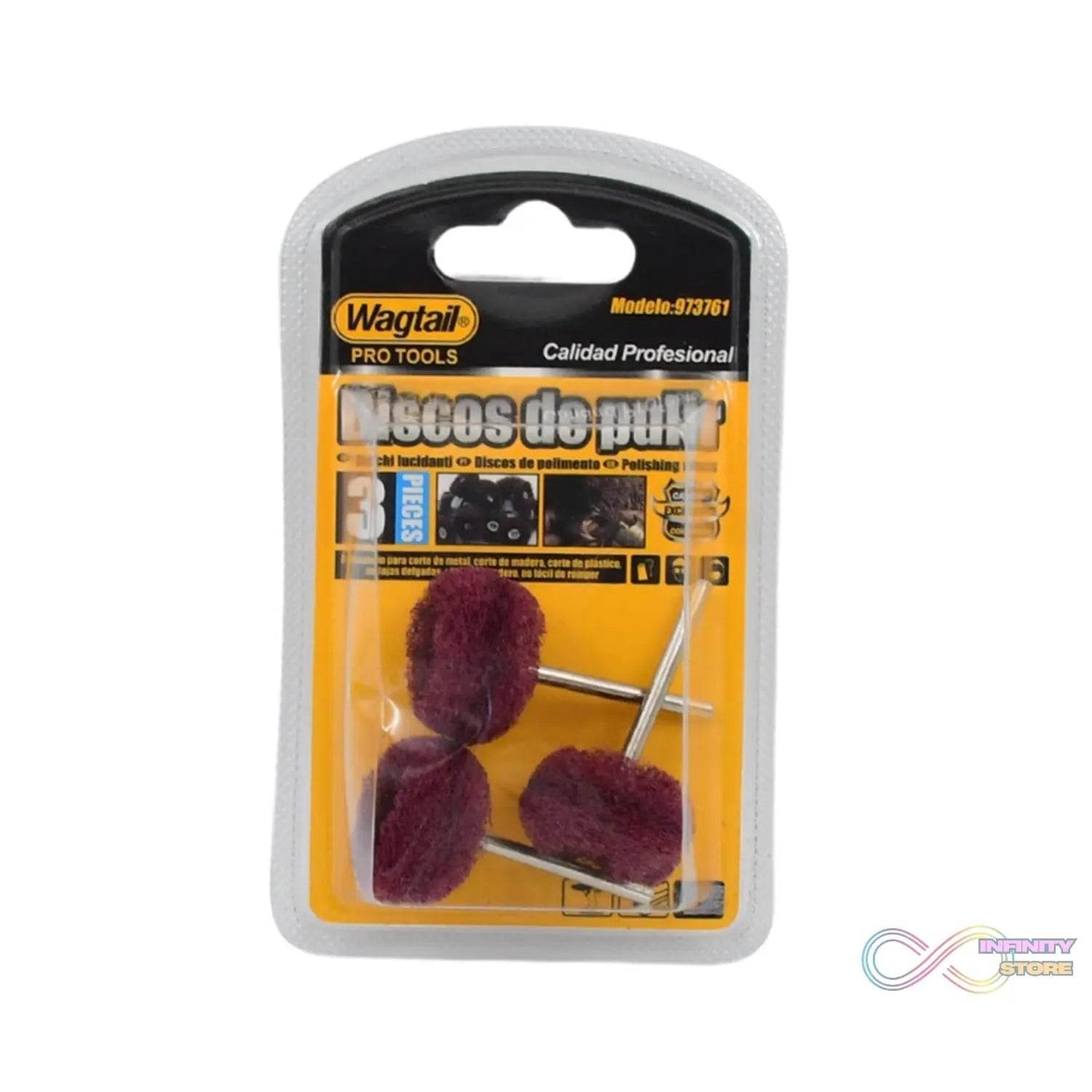 Abrasive Buffing Polishing Wheel Set (3 Pcs) - infinityexculsivestore.com