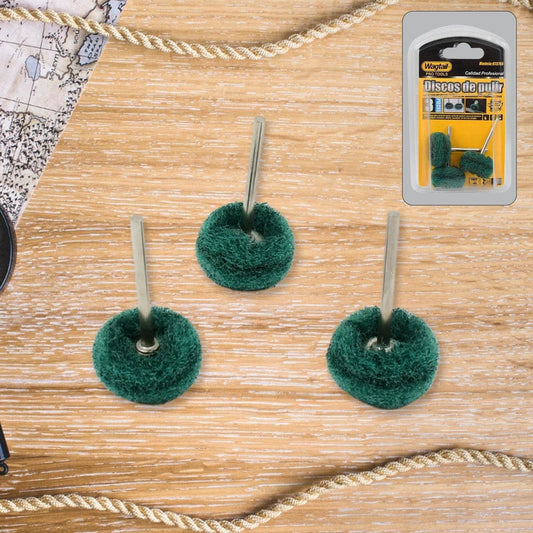 Abrasive Buffing Polishing Wheel Set (3 Pcs) - infinityexculsivestore.com