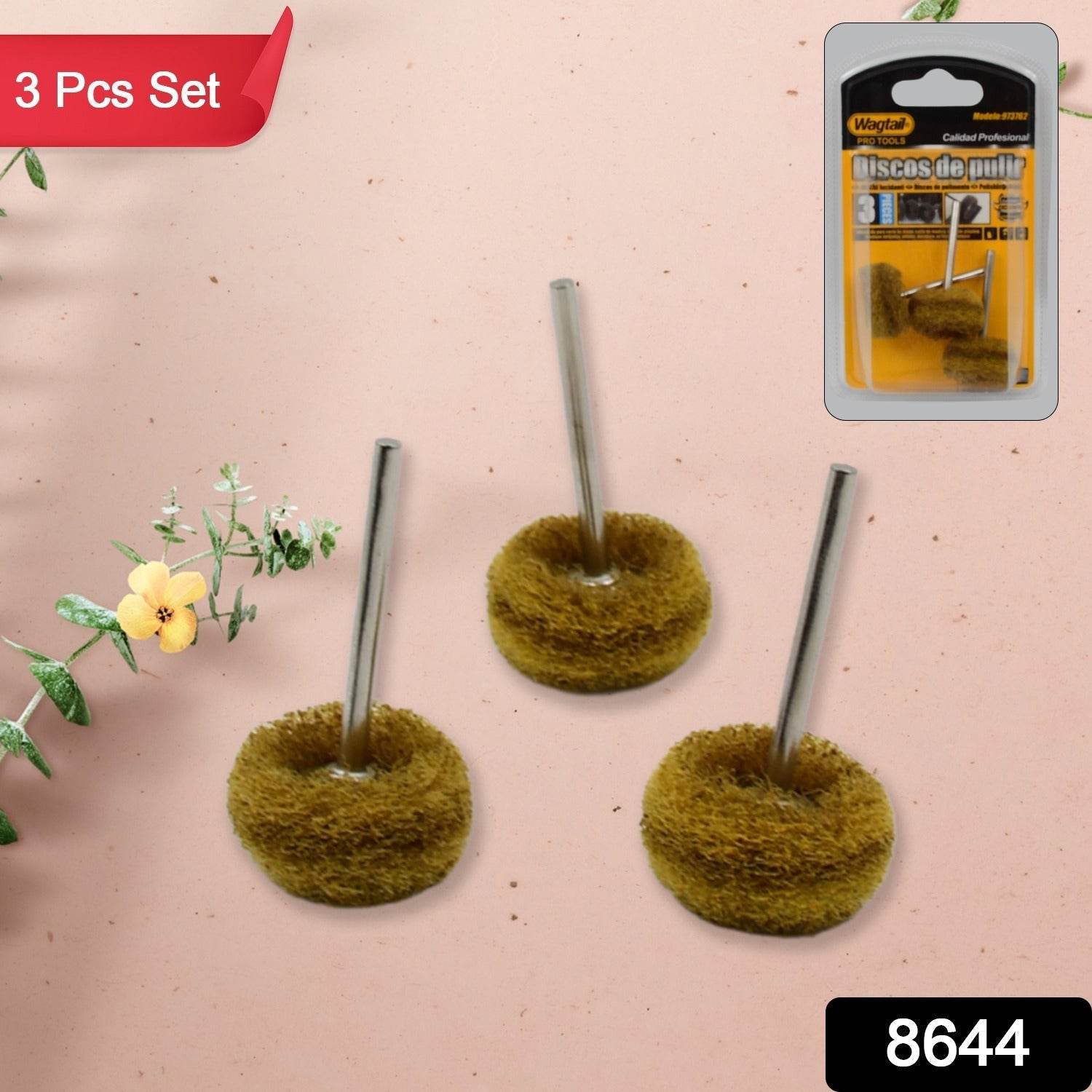 Abrasive Buffing Polishing Wheel Set (3 Pcs) - infinityexculsivestore.com
