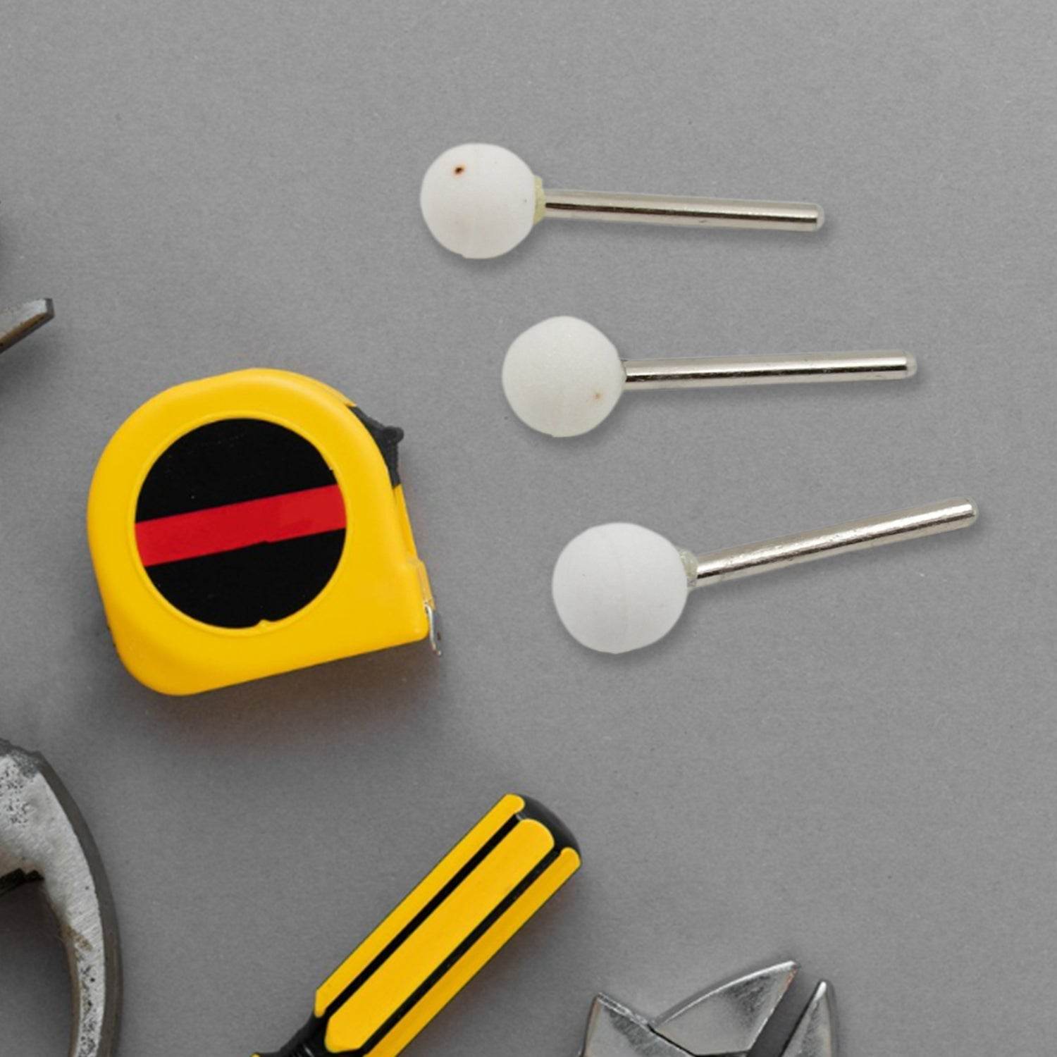 Abrasive Mounted Grinding Stone Spherical Head Wheel Abrasive Tools (3 Pcs) - infinityexculsivestore.com