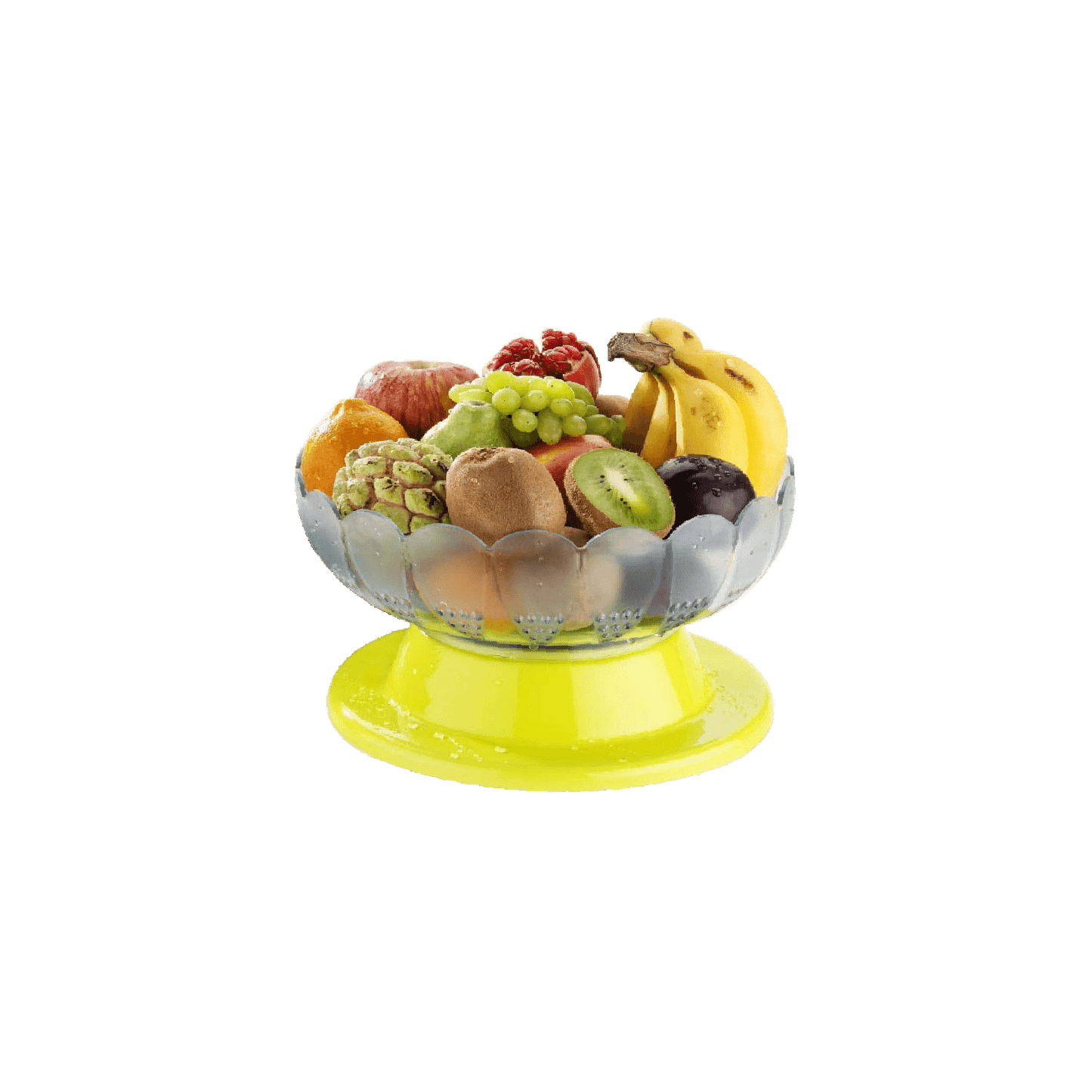 Absolute Plastic Round Revolving Fruit and Vegetable Bowl - infinityexculsivestore.com