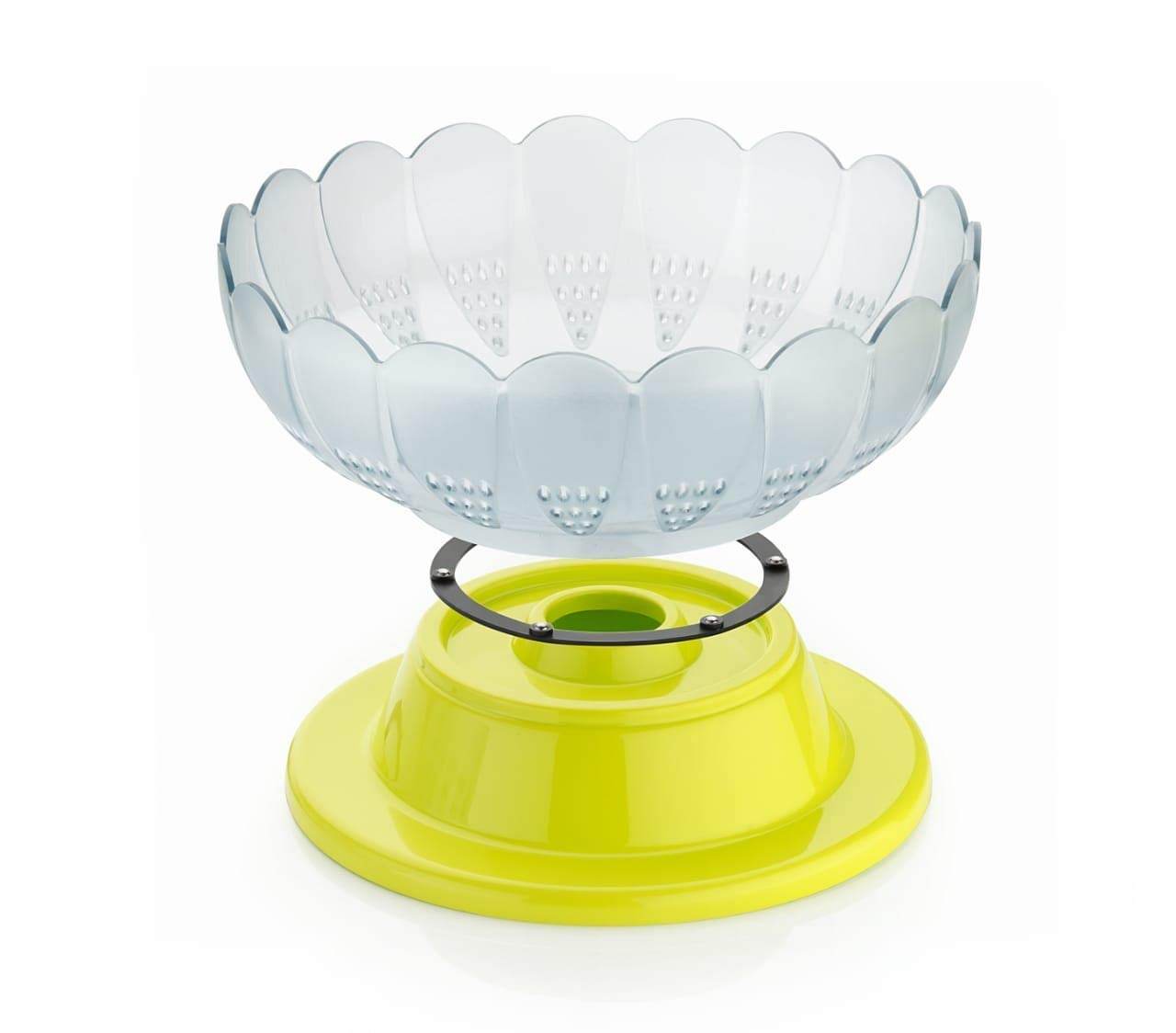 Absolute Plastic Round Revolving Fruit and Vegetable Bowl - infinityexculsivestore.com