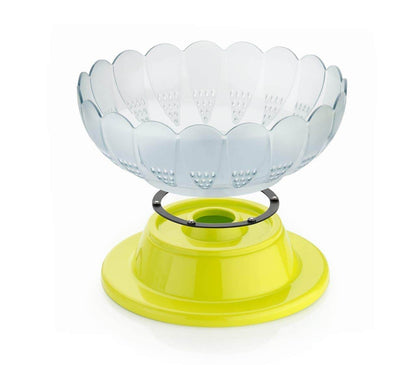 Absolute Plastic Round Revolving Fruit and Vegetable Bowl - infinityexculsivestore.com