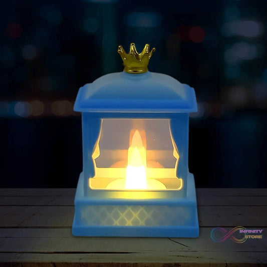 Acrylic Battery Operated Mini Square LED Lantern (1Pc) - infinityexculsivestore.com