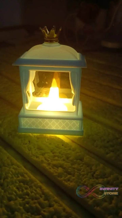 Acrylic Battery Operated Mini Square LED Lantern (1Pc) - infinityexculsivestore.com