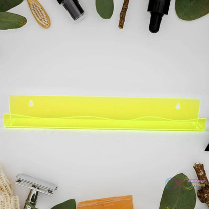Acrylic Floating Shelves Wall Mounted Shelves (1 Pc / 38 Cm Long) - infinityexculsivestore.com