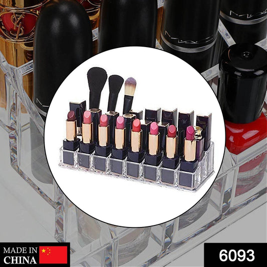Acrylic Multi Purpose Lipstick Cosmetics Stand Display Holder 24 Section - infinityexculsivestore.com