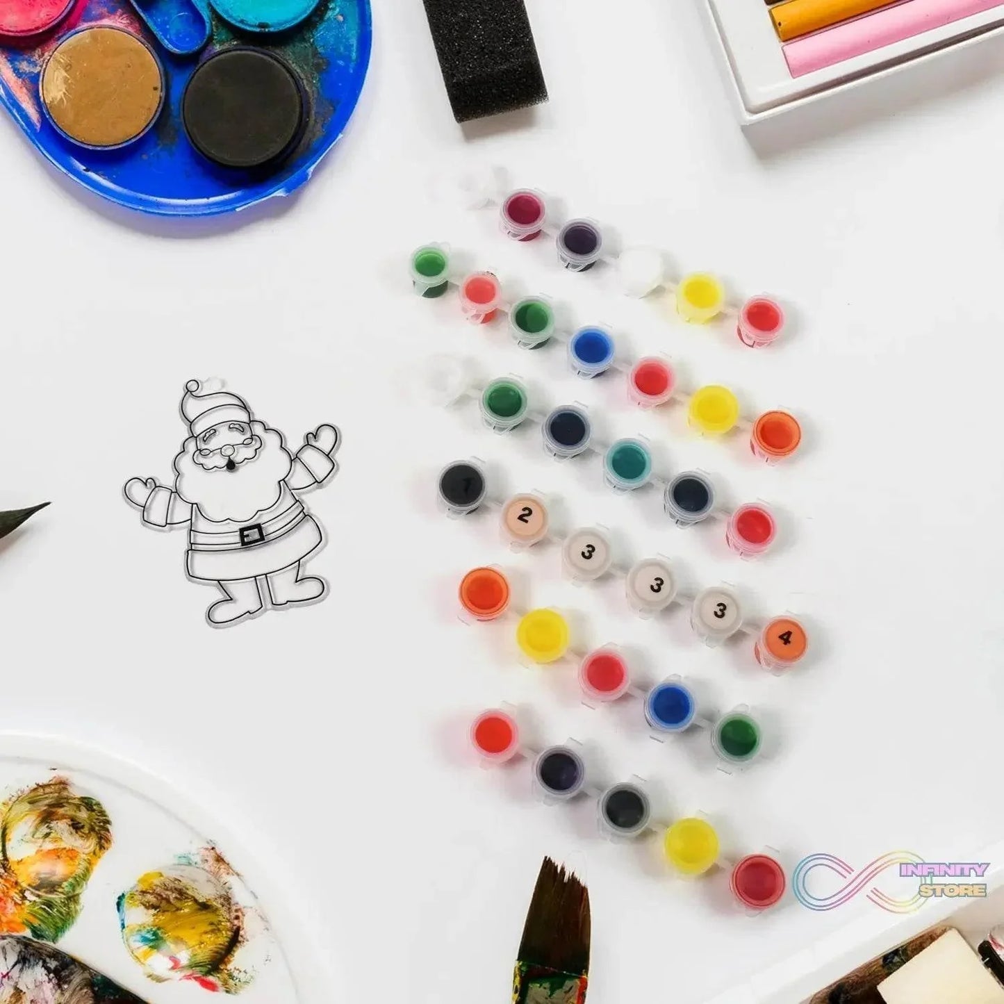 Acrylic Paint by Numbers for Adults Beginner (2 Set) - infinityexculsivestore.com