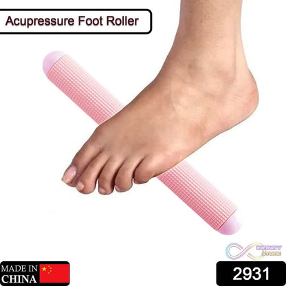 Acupressure Foot Roller Plastic With Massager Multicolor Plain Relief And Body Care - infinityexculsivestore.com