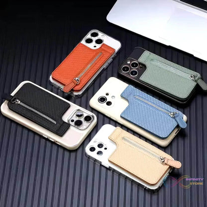 Adhesive Card phone Holder, Card Wallet Phone Attachment (1 Pc / Mix Color) - infinityexculsivestore.com