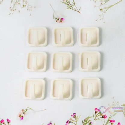 Adhesive Hooks for Wall Hanging Clothes Strong Adhesive Hooks (9 pcs Set) - infinityexculsivestore.com