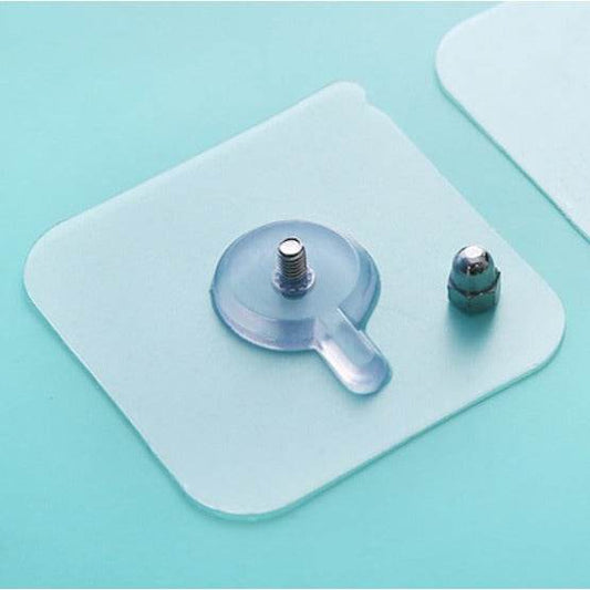 Adhesive Screw Wall Hook used in all kinds of places including household and offices for hanging and holding stuffs etc. - infinityexculsivestore.com