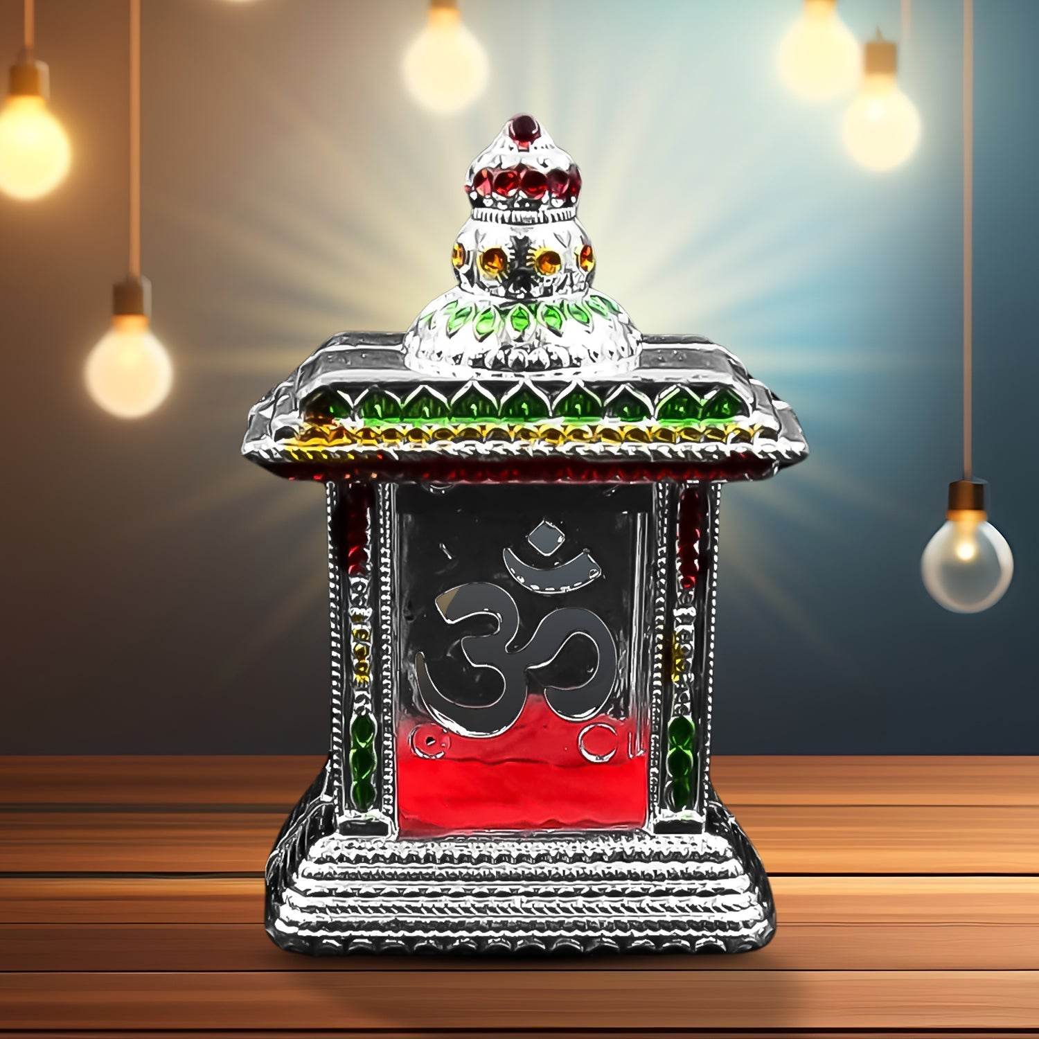Adhesive Small Om Temple, Car Dashboard Temple (1 Pc) - infinityexculsivestore.com
