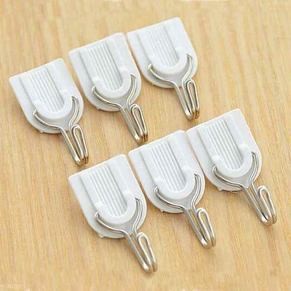 Adhesive Sticker ABS Plastic Hook Towel Hanger for Kitchen / Bathroom - infinityexculsivestore.com