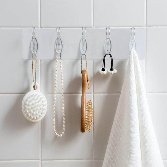 Adhesive Transparent Heavy Duty Wall Hook - infinityexculsivestore.com