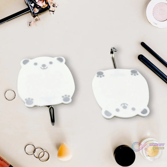 Multipurpose Strong Hook Self - Adhesive hooks for wall Heavy Plastic Hook, Sticky Hook Household For Home , Decorative Hooks, Bathroom & All Type Wall Use Hook , Suitable for Bathroom, Kitchen, Office (2 Pc Set) - infinityexculsivestore.com