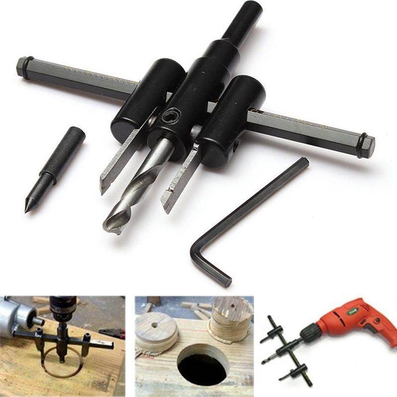 Adjustable Circle Hole Saw Drill Bit Cutter - infinityexculsivestore.com