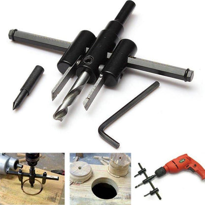 Adjustable Circle Hole Saw Drill Bit Cutter - infinityexculsivestore.com