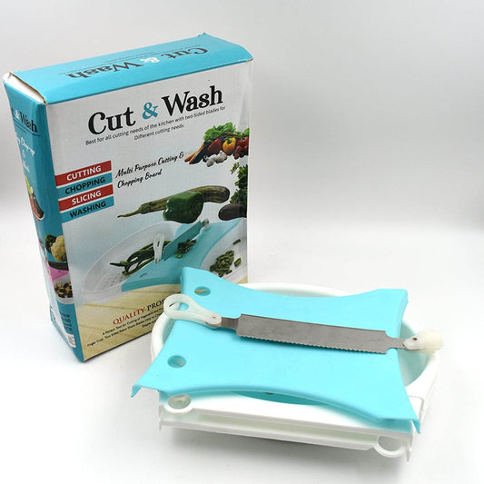 Adjustable Cut N Wash used in all kinds of household and kitchen purposes for cutting and washing simultaneously of vegetables and fruits etc. - infinityexculsivestore.com