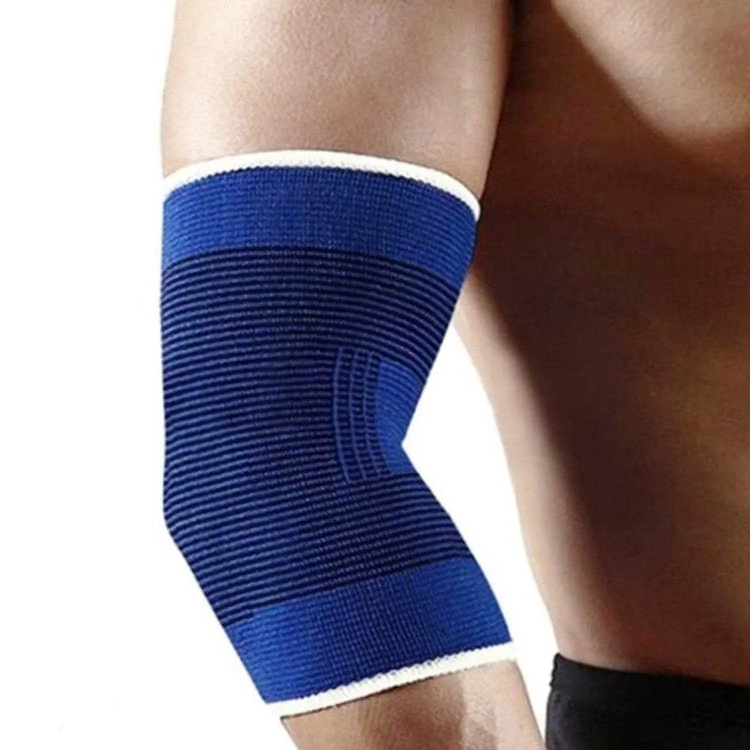 Adjustable Elbow Strap Compression Sleeves Supporter (1 Pair / With Color Box) - infinityexculsivestore.com