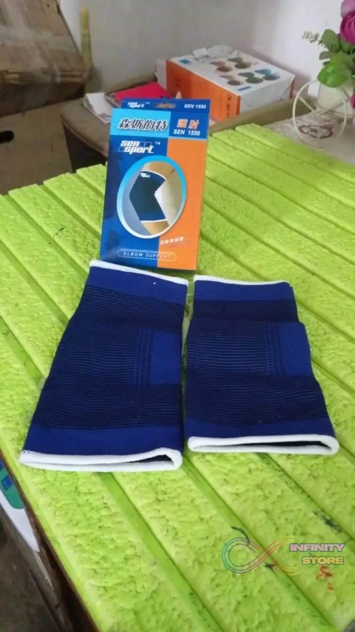 Adjustable Elbow Strap Compression Sleeves Supporter (1 Pair / With Color Box) - infinityexculsivestore.com