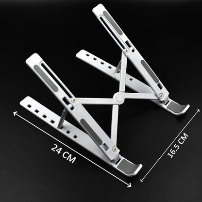 Adjustable Ergonomic Foldable Portable, Holder Riser Tablet Stand Plastic - infinityexculsivestore.com