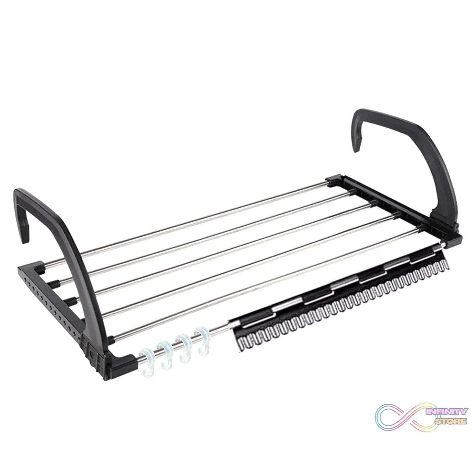 Adjustable Folding Clothes Drying Racks Hanger Shelf - infinityexculsivestore.com